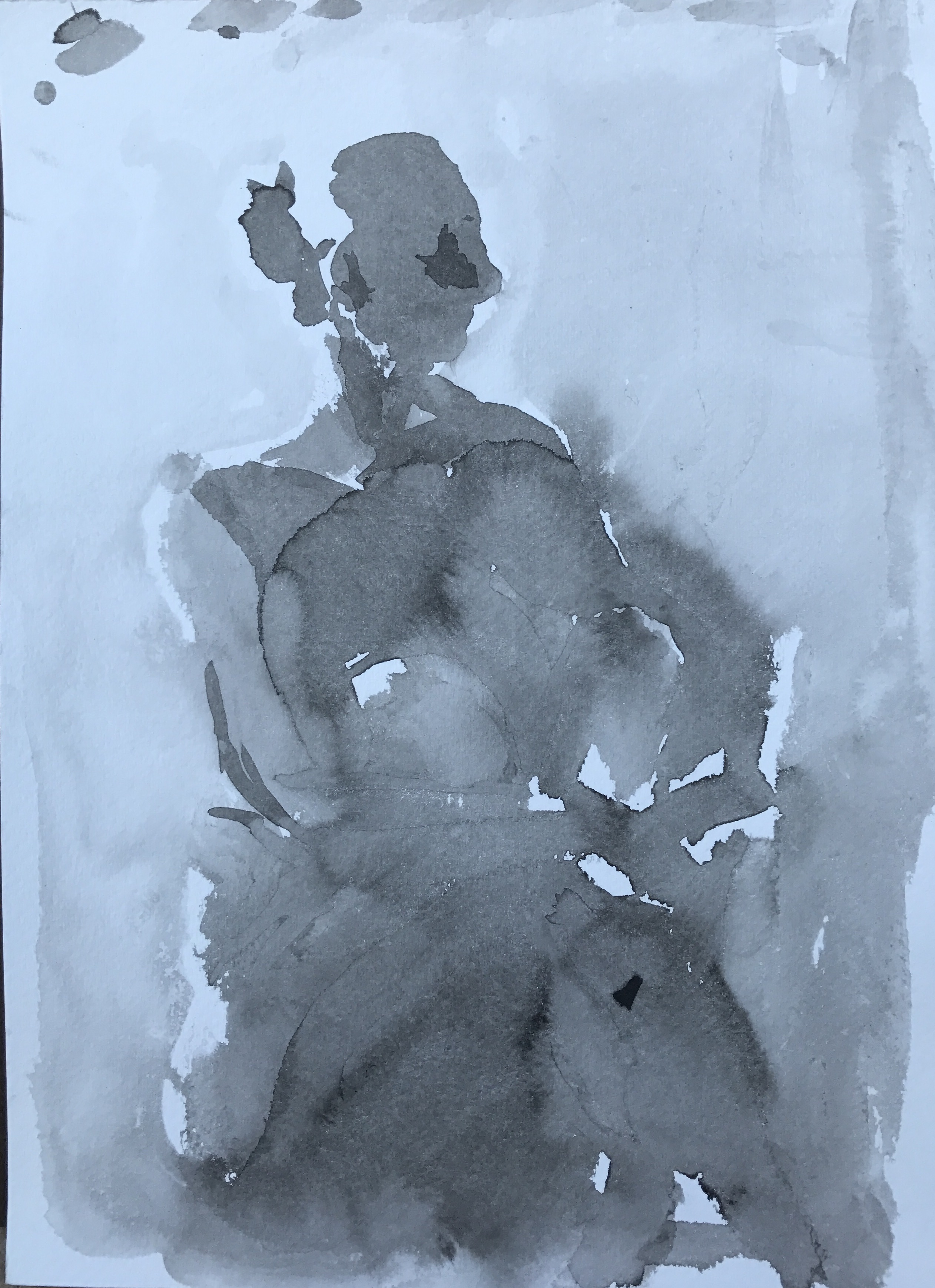  My favorite medium is the ink wash because the ink resists all attempts at absolute precision and control, and with it all the possibility of "perfection in the drawing" is lost.&nbsp; In this state, we are free to express how we experience the moment. 